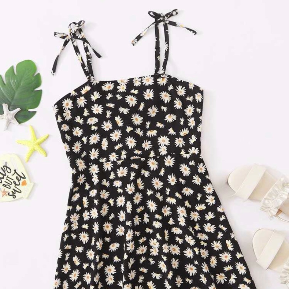 SHEIN daisy printed dress